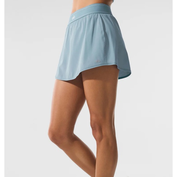 Alo Match Point Tennis Skirt NWT Celestial Blue - Picture 2 of 4